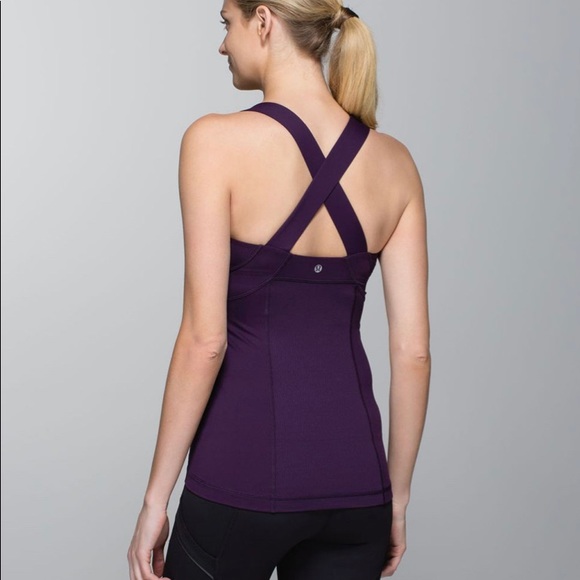 Lululemon Push ur limits built-in bra tank top 10 - Picture 1 of 7